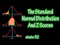 Exploring Areas and Z Scores in Standard Normal Distribution