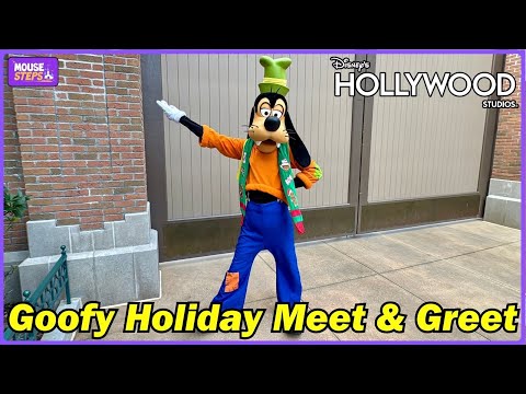 Goofy in Holiday Scarf Meet & Greet at Disney’s Hollywood Studios 2024 - Walt Disney World