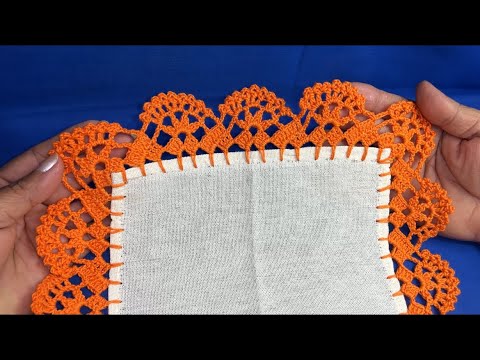 Puntilla Bonita que Luce Mucho 🧡🧵 @puntillasfaciles⁩ 882