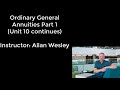Financial Calculations and Annuities