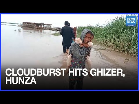 YouTube video thumbnail: Cloudburst Causes Floods in Ghizer, Hunza