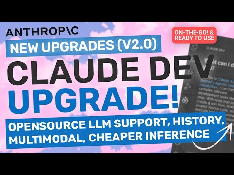 ClaudeDev (Upgraded) : The BEST Coding Agent just got Opensource LLM & Multimodal Support + Caching!