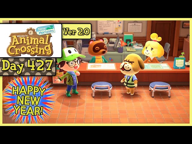 Animal Crossing: New Horizons - Day 427 - Into 2022!