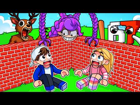 Fiz uma BASE 100% SEGURA contra MONSTROS no Roblox!