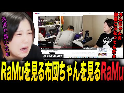 RaMuを見る布団ちゃんを見るRaMu