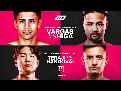 THREE *live* world title fights | Vargas vs Higa | Teraji vs Sandoval | Rosa vs Takami