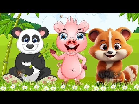 Funny Animal Sounds in 30 Minutes: Vulture, Rooster, Wolf, Bird, Lemur - Animal videos