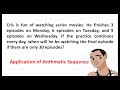 Arithmetic Sequences and Problem Solving
