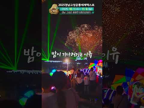 [미리보는 2025 경남고성공룡세계엑스포] 불꽃놀이 🎆