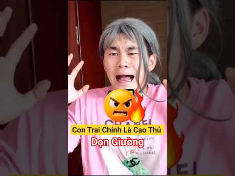 Con Trai Chính Là Cao Thủ Dọn Giường 🛏️😂💪 #giaitri # #haihuoc #thuthach24h #shorts #mattomohon