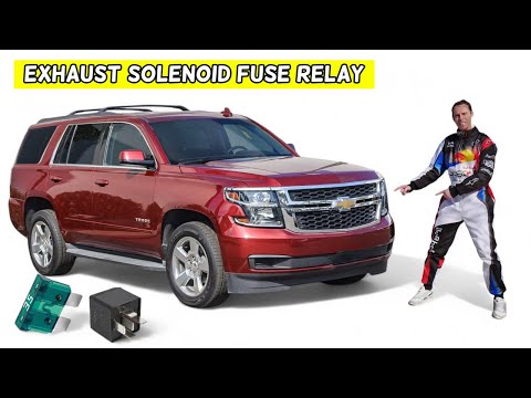 CHEVROLET TAHOE SUBURBAN EXHAUST SOLENOID FUSE RELAY LOCATION REPLACEMENT 2015 2016 2017 2018 2019 2