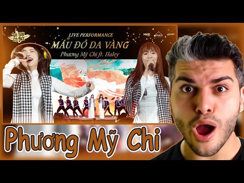 Phương Mỹ Chi (ft. Haley) - Máu Đỏ Da Vàng | Live Performance at School Tour REACTION