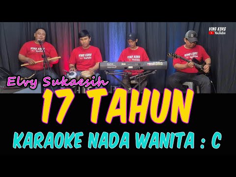 17 TAHUN ELVY SUKAESIH - KARAOKE NADA WANITA