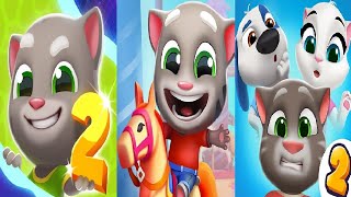 My Talking Tom Friends 2 VS TALKING TOM GOLD RUN 2 VS TALKING TOM FUN FAIR iOS Android Gameplay 2025