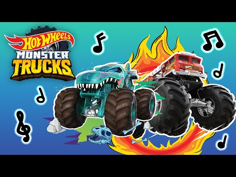 @Hot Wheels | ALL OFFICIAL SONG REMIXES 🎶 | Road to Monster Trucks Camp Crush