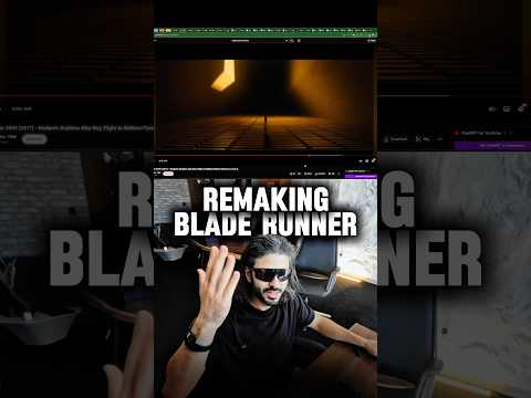 Remade a shot from Blade Runner in less than 1 hour 😎