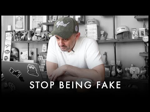 Stop Living As The Fake You And Start Living As The Real You - Gary Vaynerchuk Motivation