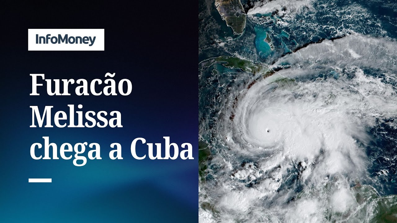Rastro de destruição Furacão Melissa chega a Cuba e perde força | InfoMoney News  TV Online Rastro de destruição Furacão Melissa chega a Cuba e perde força | InfoMoney News