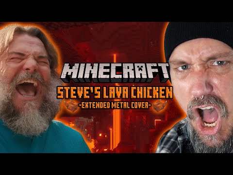 Minecraft - Steve's Lava Chicken (Extended Metal Cover by Skar) #minecraft #minecraftmovie