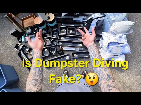 Dumpster Diving "I loaded my car with merchandise 2 days in a row"!