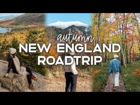 EPIC NEW ENGLAND AUTUMN ROAD TRIP 🍁 | One Week Exploring Acadia, White Mountains, Portland & More!