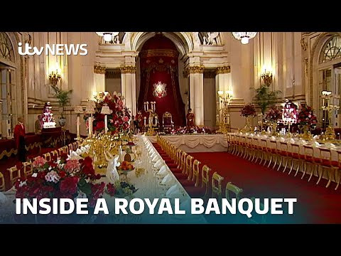 What it takes to prepare a Royal state banquet | ITV News