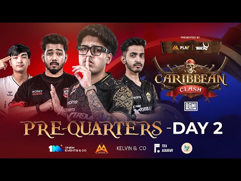 Caribbean Clash | Pre-Quarter Finals D2 | Group 3 | BGMI | Ft. Godlike, WyldFangs, RNTX