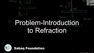 Problem 1-Introduction to Refraction