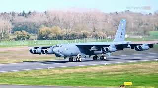 Launch of the 70-year-old B-52 Stratofortress Bomber