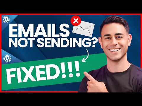 How to Fix WordPress Not Sending Email Issue | SMTP Server Setup Tutorial