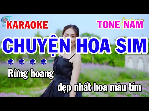 Karaoke Chuyện Hoa Sim Tone Nam Nhạc Sống Dễ Ca