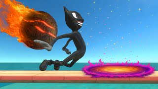 Who Can Escape From Fireball and Enter Evolve Gate - Animal Revolt Battle Simulator