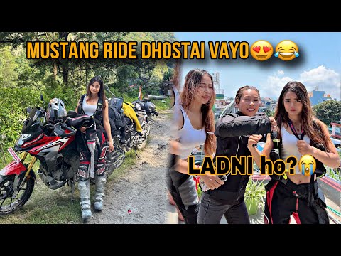 MUSTANG RIDE MA DHOSTAI KUDAYO KT HARLE😰😍 @BEBO2002. @riderpunam