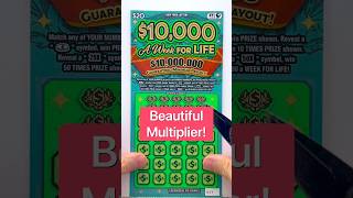 😍Gorgeous Multiplier! #newyork #lottery #scratchofftickets #scratchtherapy