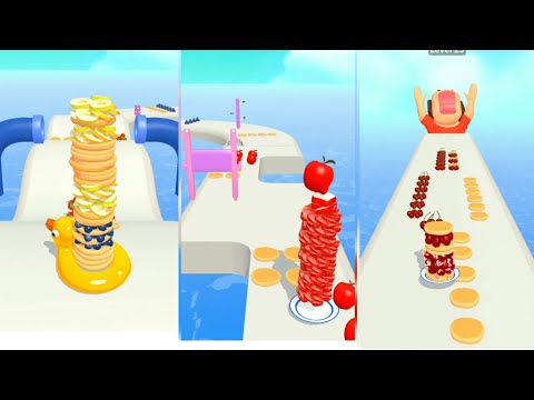 Pancake Run: 01 Gameplay All Levels | Android and iOS