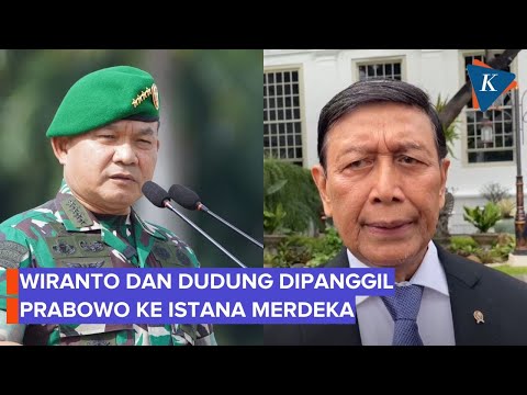 Prabowo Panggil Wiranto dan Dudung Abdurachman ke Istana, Ada Apa?