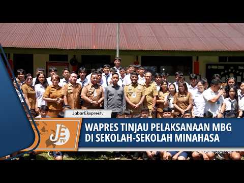 WAPRES GIBRAN TINJAU PELAKSANAAN MBG DI SEKOLAH-SEKOLAH MINAHASA