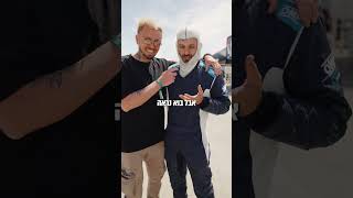 הוא רק נגע בגז – וכמעט עף באוויר 😱