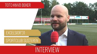 Screenshot van video Jurjan Wouda: "Het is een supermooi weekend" | Excelsior'31 - Sportclub Susteren