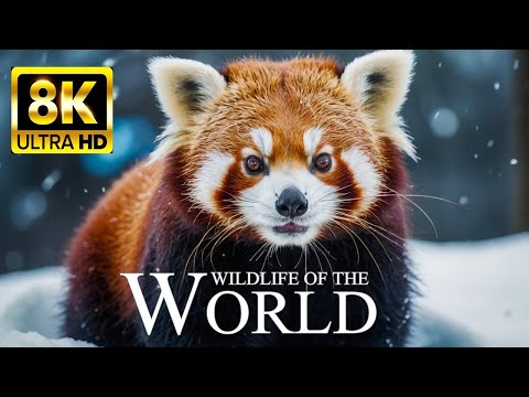 WILDLIFE OF THE WORLD 8K ULTRA HD - Most Amazing Animals