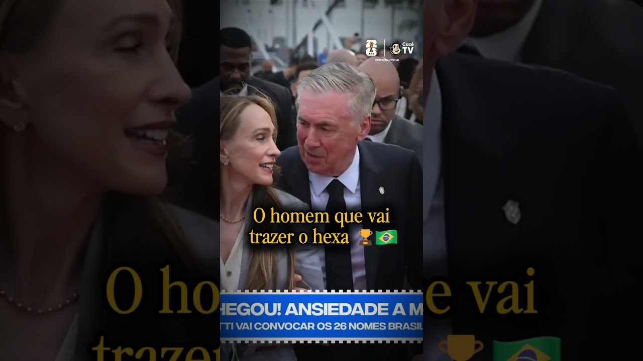 ANCELOTTI VAI TRAZER O HEXA 🏆🇧🇷