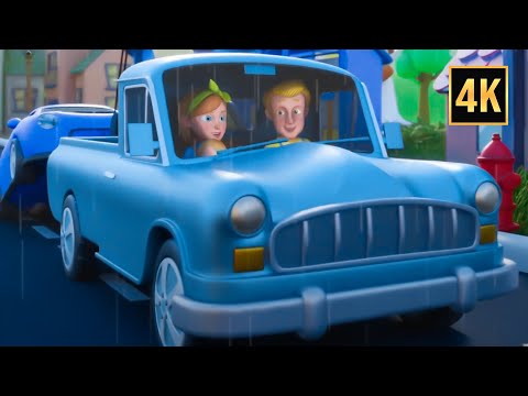 Wheels on the Tow Truck + More Cartoon Videos for Kids