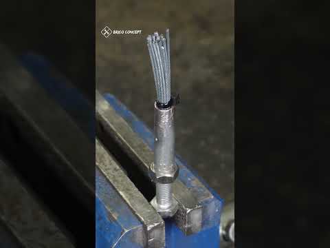 I Make a Wire Brush for a Screwdriver #shorts