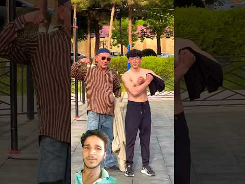 Yahan sirf body nahi, attitude bhi strong hai! Ek side swag wala pose aur dusri side pure fitness