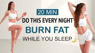 Do This Workout Every Night to BURN FAT WHILE YOU SLEEP, Improve Digestion & Sleep Better, No Jumps