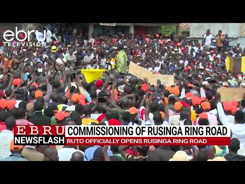 President William Ruto Commissions Rusinga Island Ring Road. #ebrunews