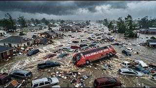 Chaos In Louisiana Today! Storm Arthur Floods Destroy Homes, Cars In Plaucheville