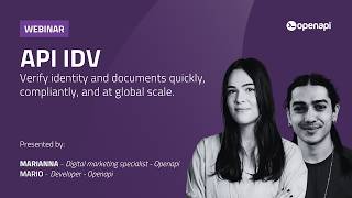 IDV API : Verify identity and documents quickly, compliantly, and at global scale.