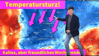 Krasser Temperatursturz am Wochenende! Nachts unter 10, am Tag kaum mehr als 20 Grad, aber sonnig!
