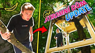 UPDATE DOMU NA STROMĚ | MÁME VÝTAH? 🤣